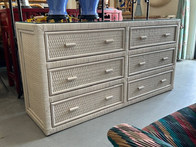 vintage rattan cane chest – eclectic patina vintage rattan cane chest – eclectic patina