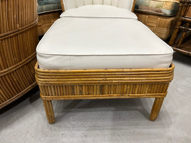 vintage split bamboo rattan set