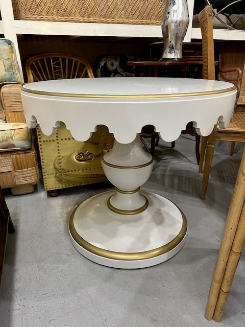 Kindel Dorothy Draper scalloped table