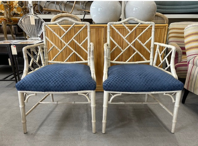 faux bamboo chippendale chairs