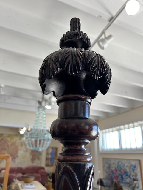 palm frond queen headboard