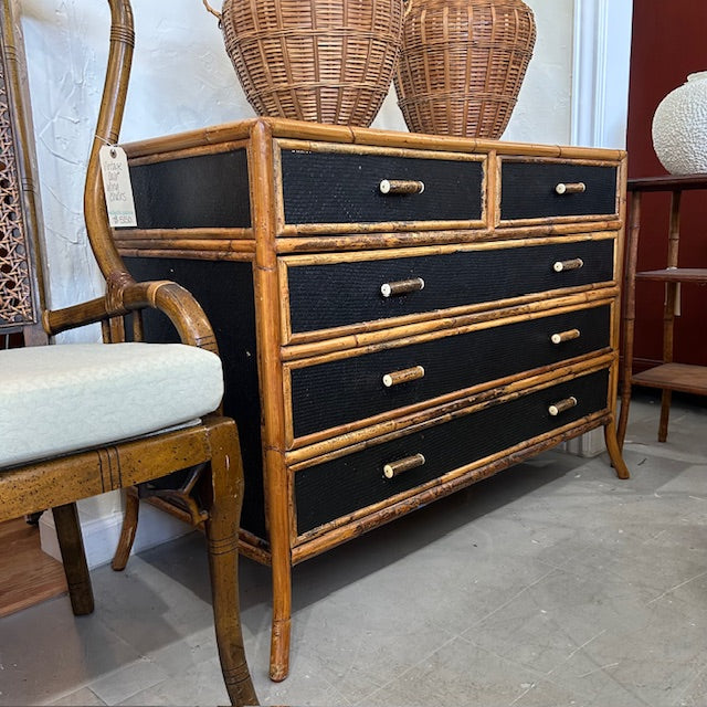 E Murio cane rattan bamboo chest