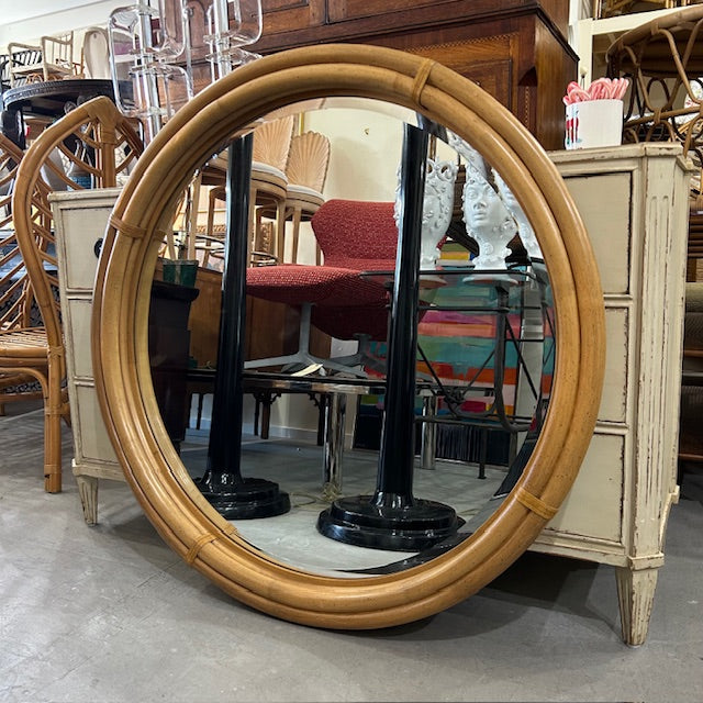 rattan Ficks Reed mirror round