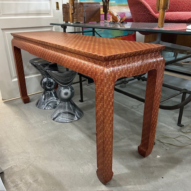 Baker Michael Taylor wrapped console table