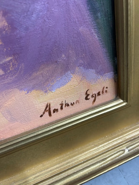 signed painting by Arthur Bjorn Egeli