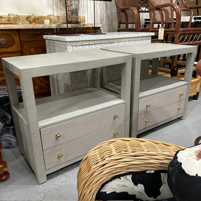 wrapped nightstands