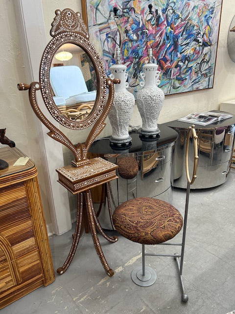 inlaid vanity