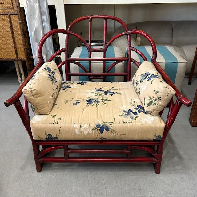 vintage rattan lounge chair