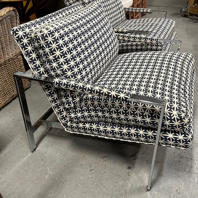 pair vintage Milo Baughman lounge chairs