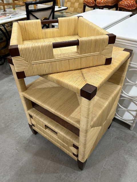 Donghia cane wrapped night table