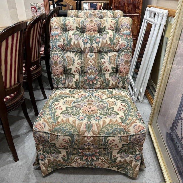 tufted slipper chairs