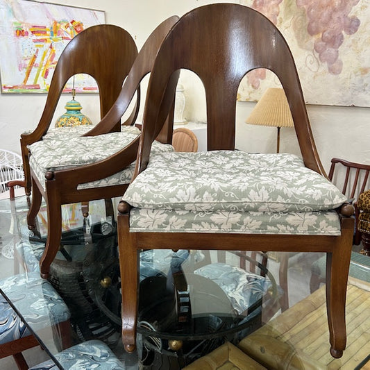 vintage spoon back chairs Michael Taylor