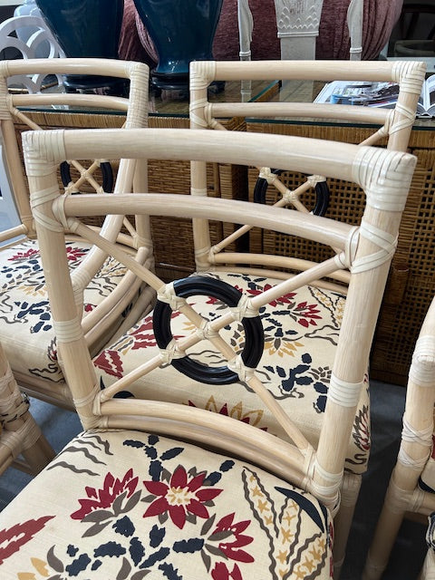 set of 6 McGuire / Target chairs