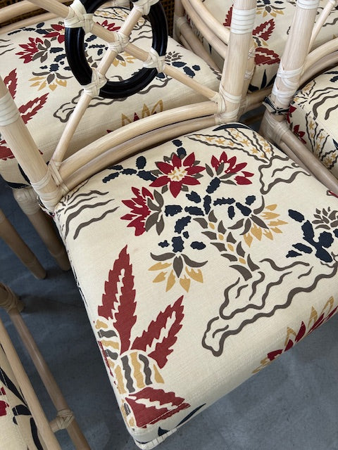 set of 6 McGuire / Target chairs