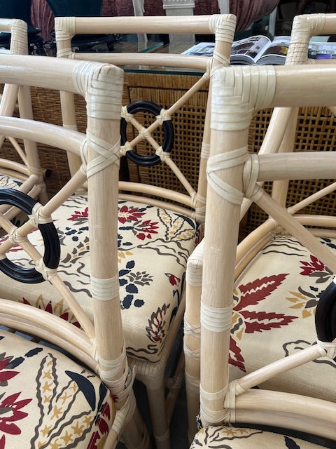 set of 6 McGuire / Target chairs