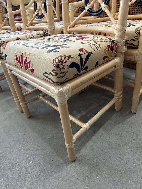 set of 6 McGuire / Target chairs