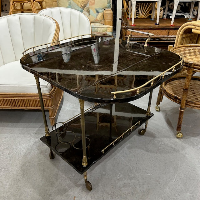 Aldo Tura bar cart trolley